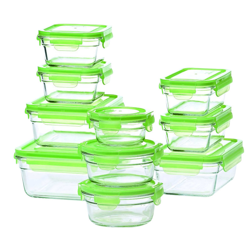 Glasslock Glasslock 10 Container Food Storage Set & Reviews Wayfair
